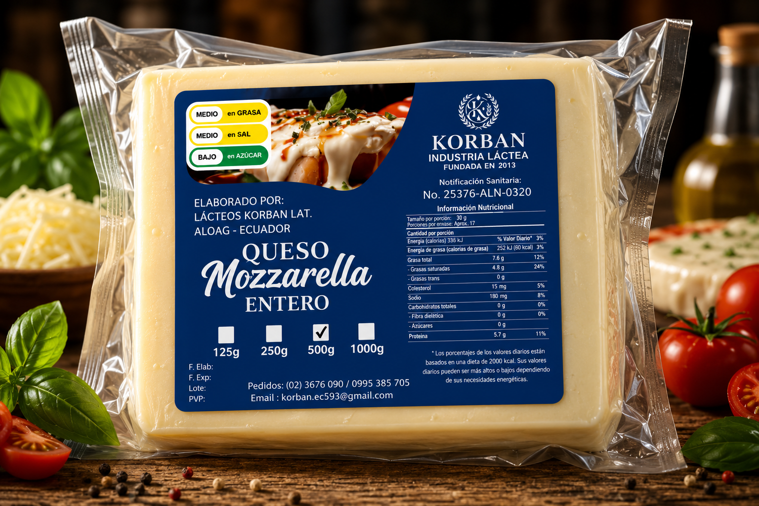 MOZZARELLA 500g