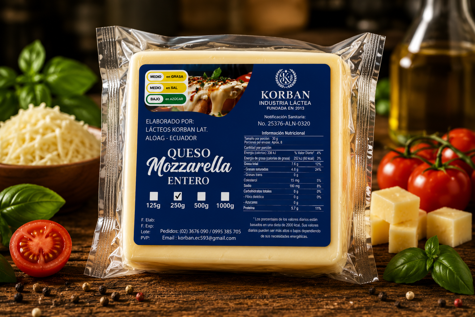 MOZZARELLA 250g