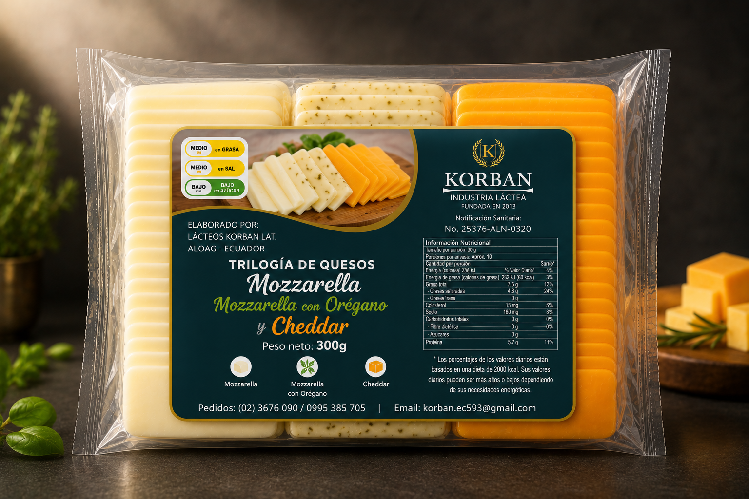 TRILOGIA DE QUESOS 300G