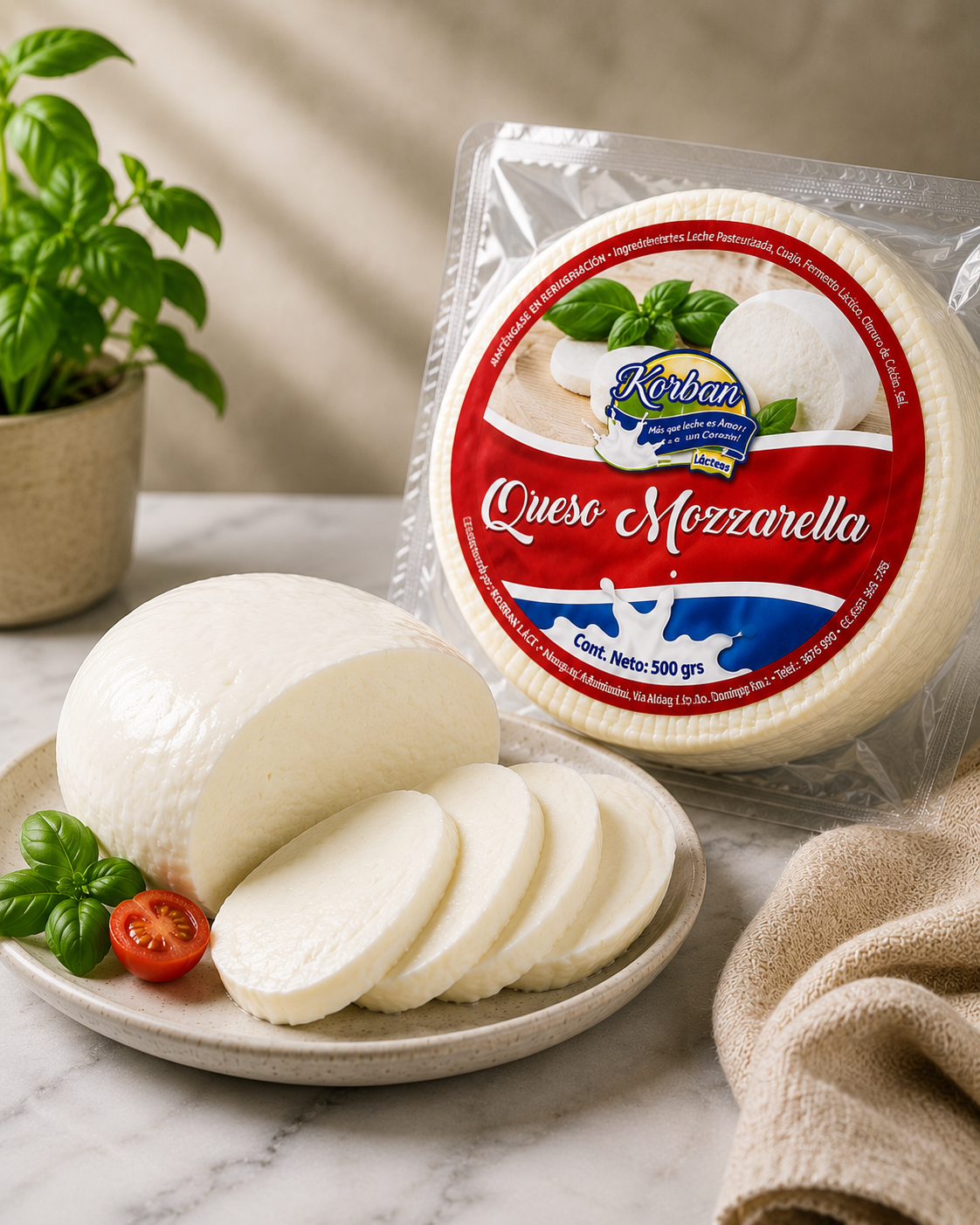 QUESO MOZZARELLA PREMIUM 500g